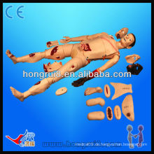 HR / H111 ISO Fortgeschrittene medizinische Krankenpflege Trauma Manikin